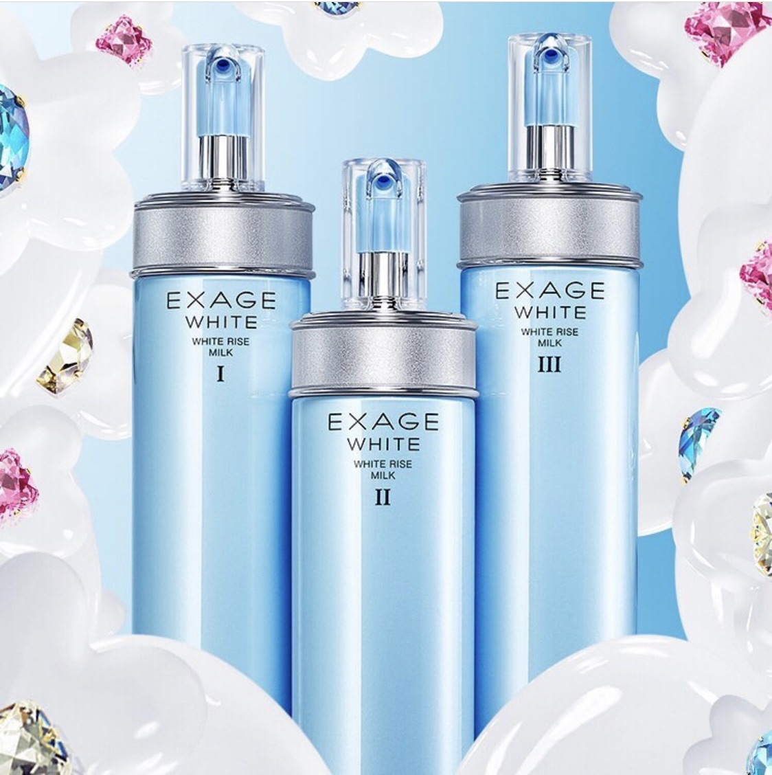 ALBION EXAGE WHITE WHITE RISE MILK II ×2 Albion Exage White Rise Milk II | Bonjour Global