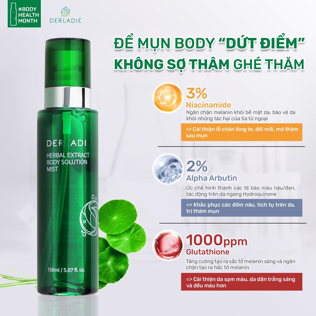 xịt mụn lưng glutathione Xịt Giảm Mụn Lưng Angel's Liquid Dưỡng Sáng Cơ Thể 150ml Glutathione P main image 0