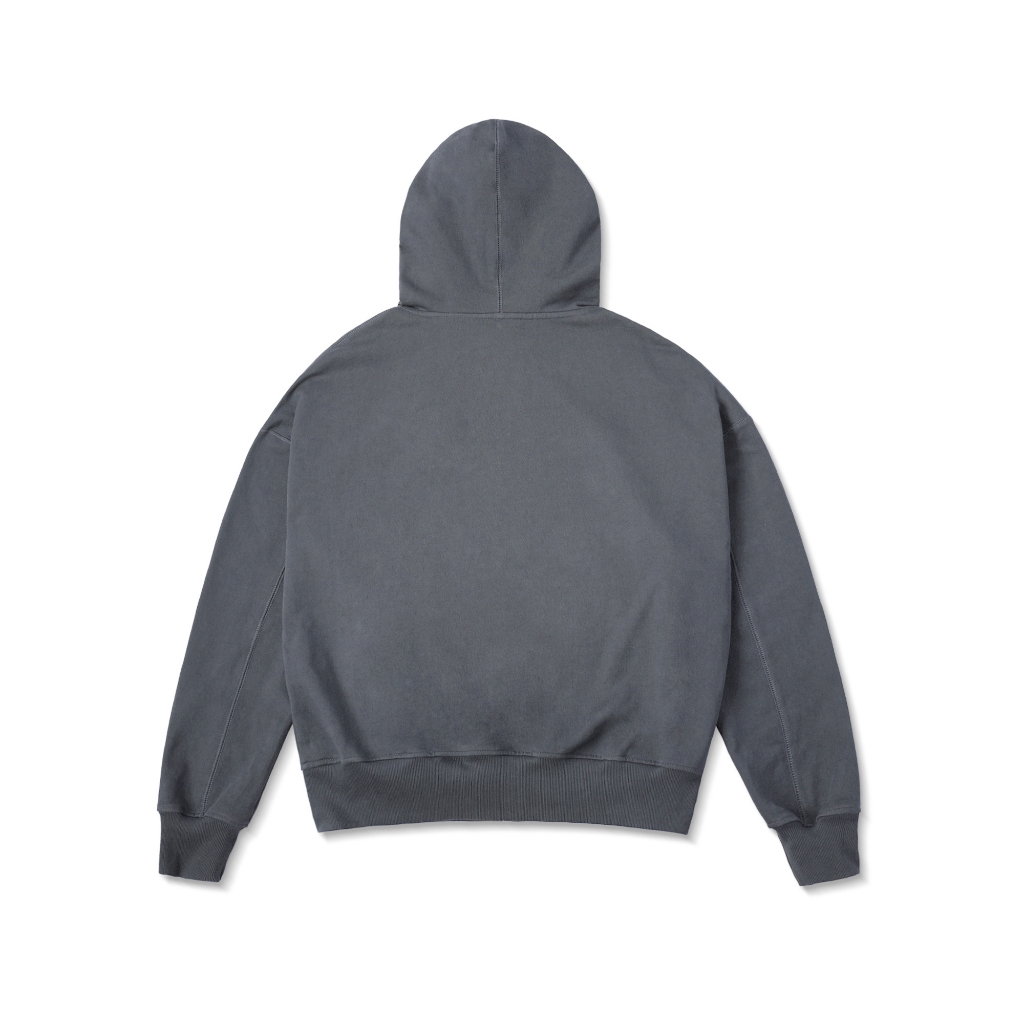 Áo Khoác Hoodie DAPPERANDMORE Metal Zipped Vải Nỉ Chân Cua 100